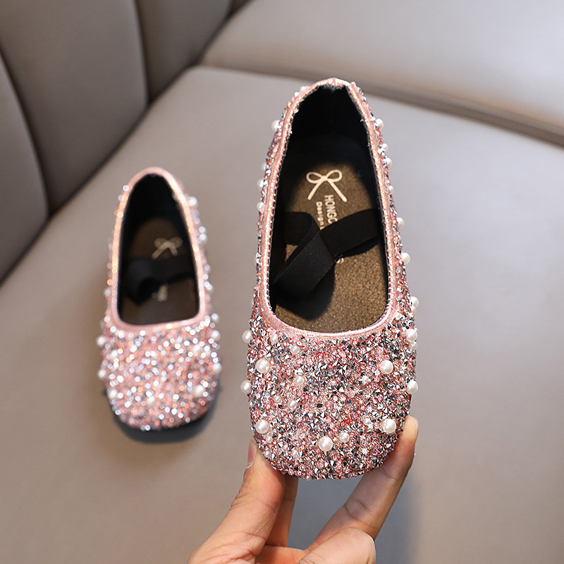 Fashionable Square-toe Bow-knot Girls Shoes photo 2