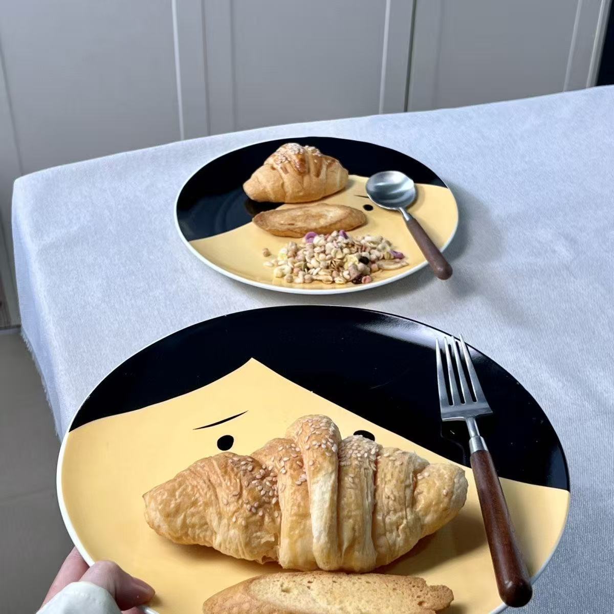 Ceramic Dinner Plate Simple Nordic Style For Home Use photo 7