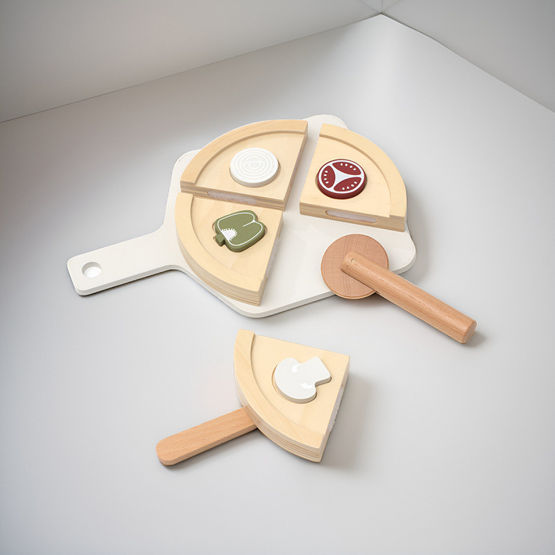 Wooden Role-Playing Kitchen Playset With Food Accessories For Kids photo 8