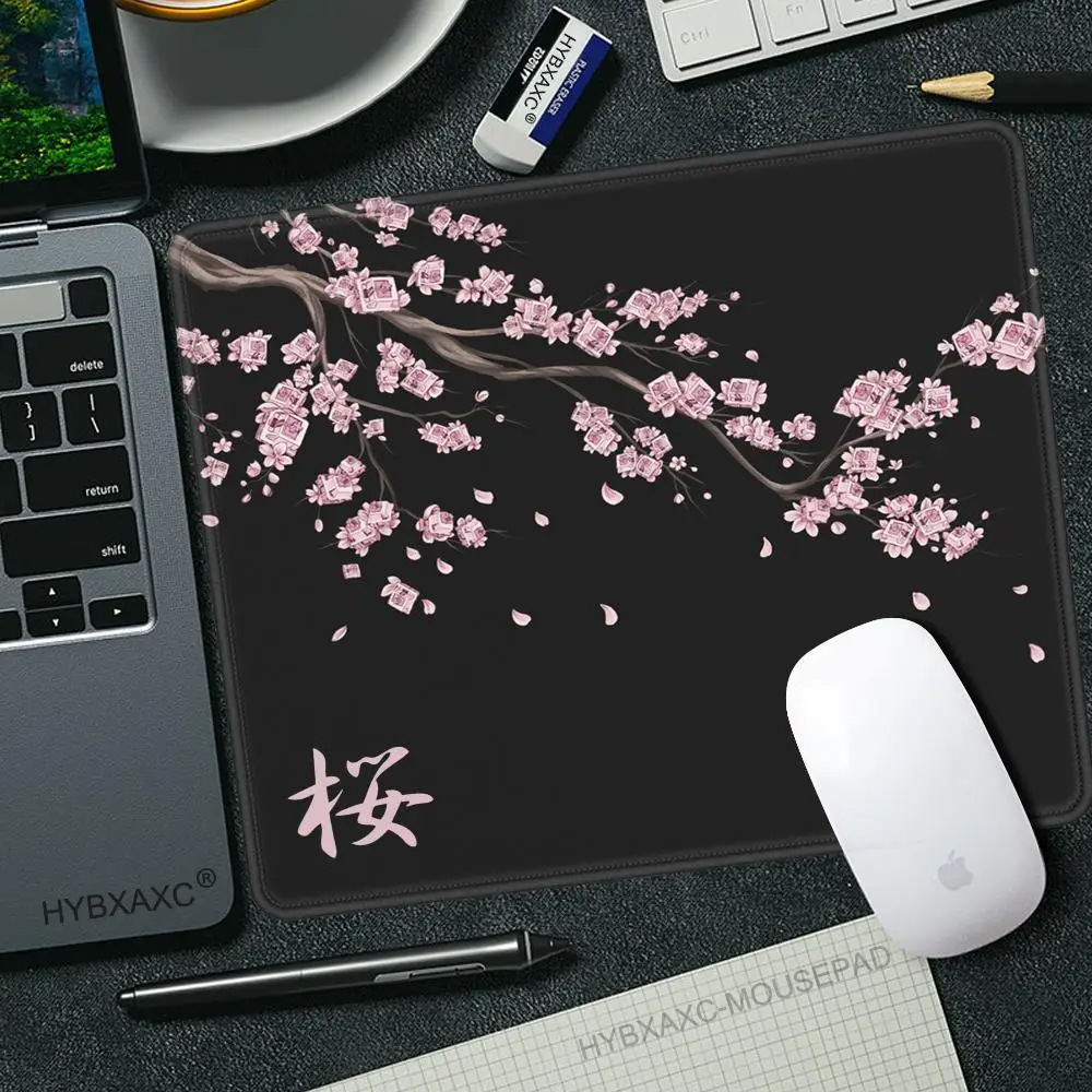 Gaming Mouse Pad Gaming Desk Cherry Blossoms photo 7