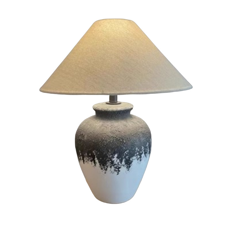 Wabi-sabi-style Ceramic Vintage Art Table Lamp photo 3