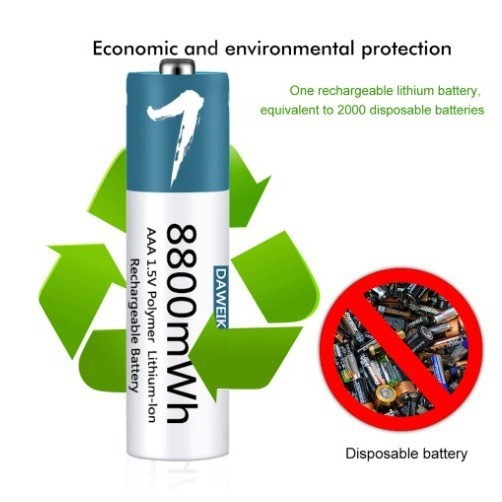 AAA Rechargeable Polymer Lithium-ion Battery photo 5