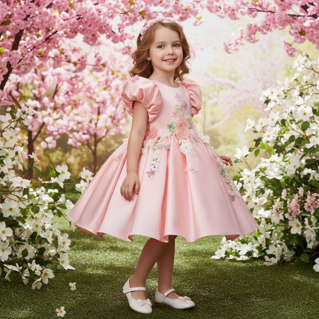 Floral Princess Puffy Skirt photo 3