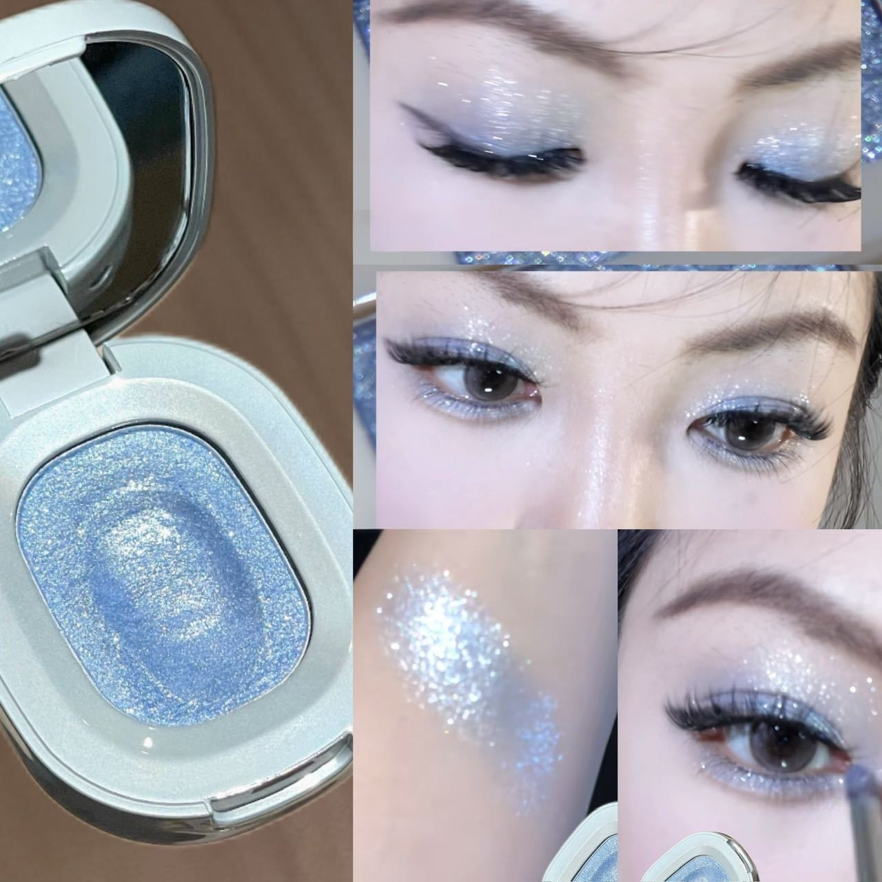 Non-dusting Under-eye Enhancing Brightening Eyeshadow Palette photo 2