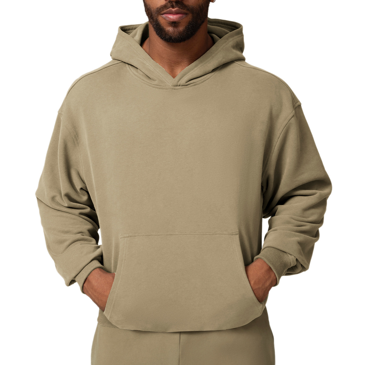 Mens Sporty Stylish And Casual Hooded Sweatshirt photo 2