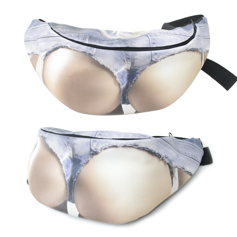 Creative Belly Waist Bag Beer Belly Leather Waist photo 7