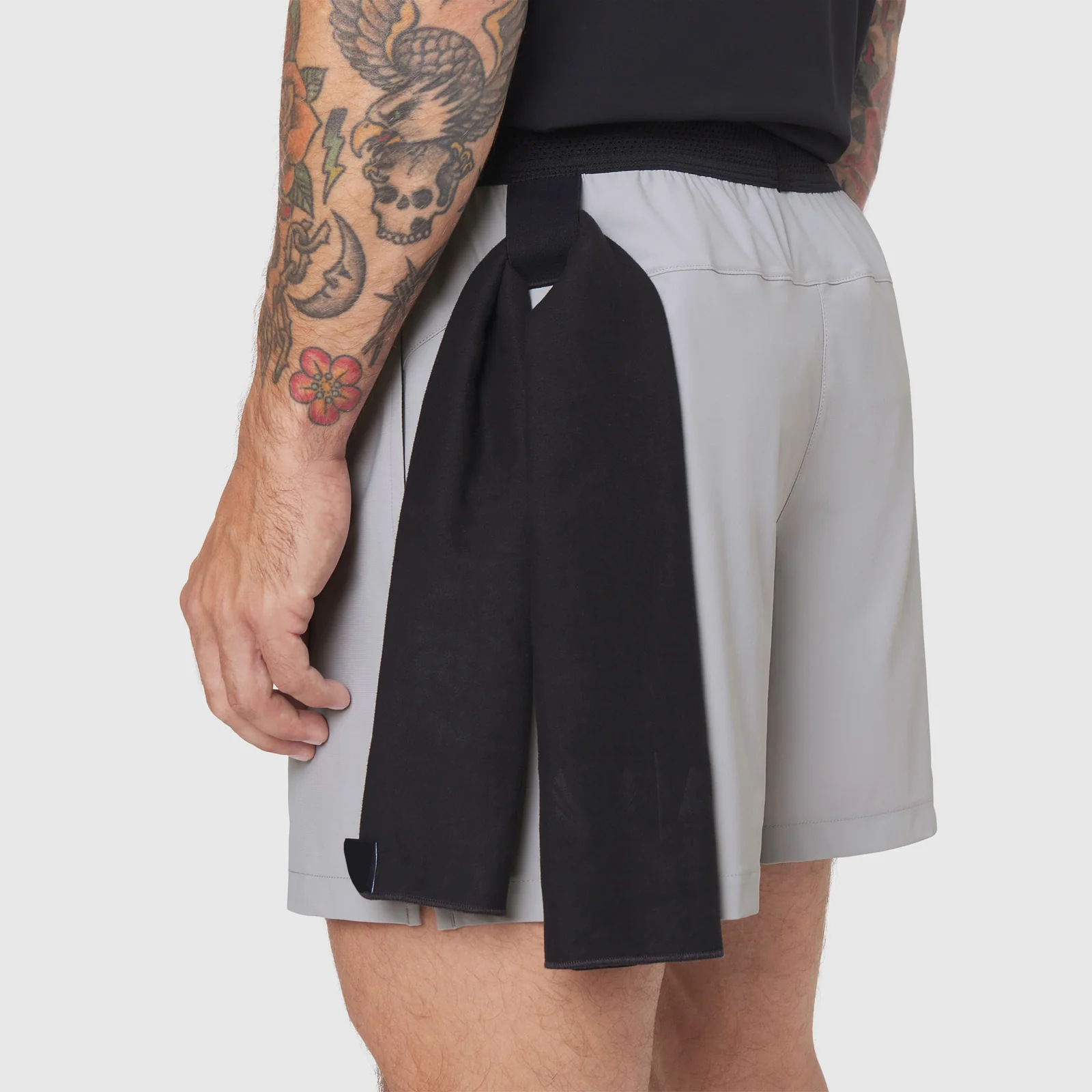 Four-way Stretch Quick-drying Relaxed-fit Capri Pantsperfect For Gym Workouts And Running photo 5