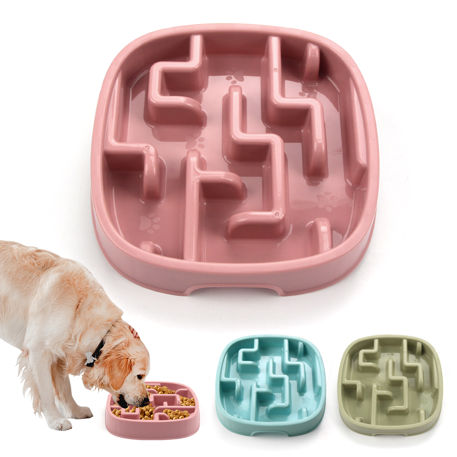 Tip-proof Slow-feeding Dog Bowl photo 4