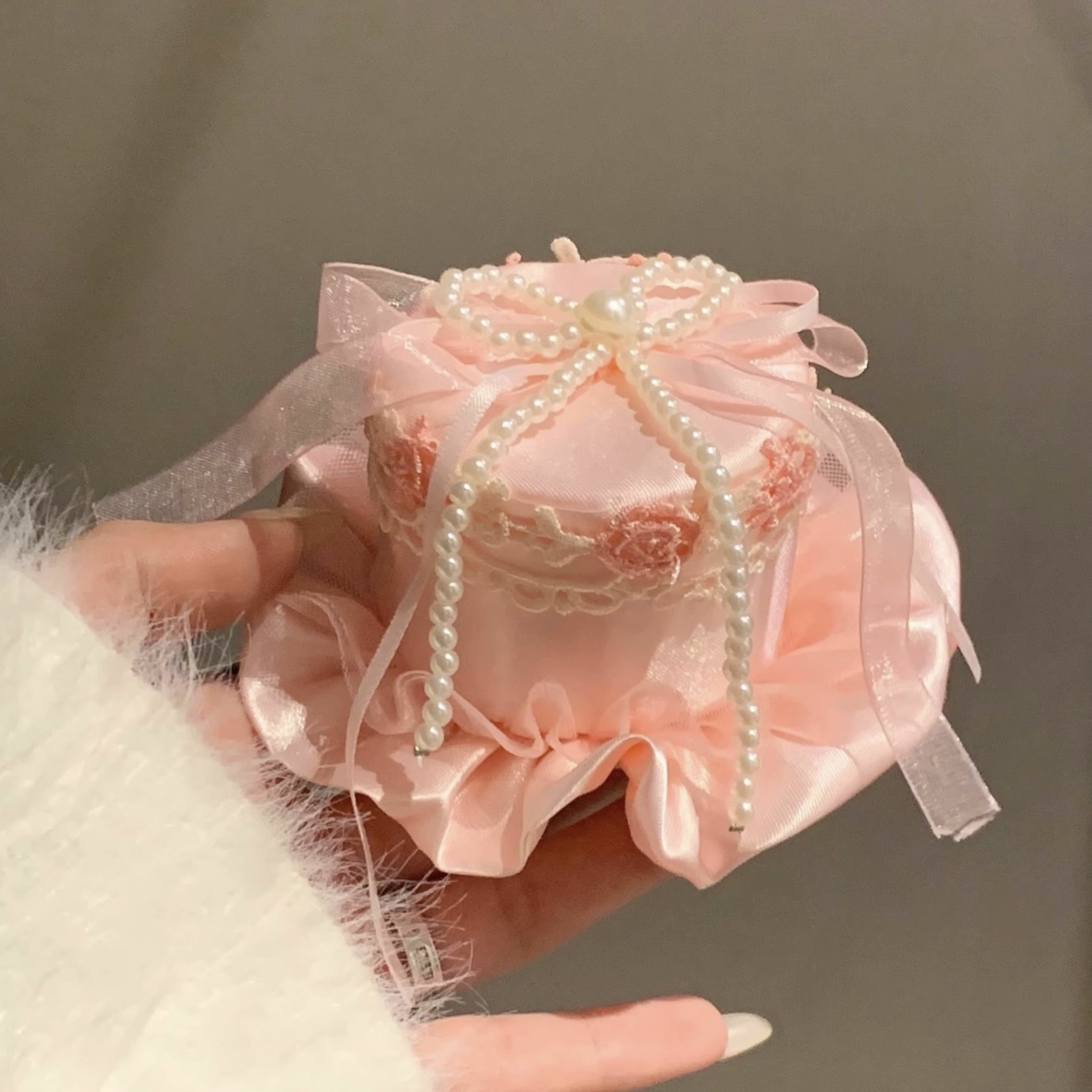 Cherry Cake Style Lace Hair Clip photo 7