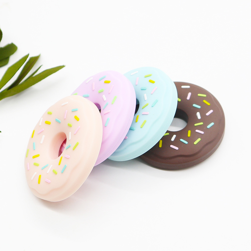 Food-grade Silicone Donut Baby Teether photo 7