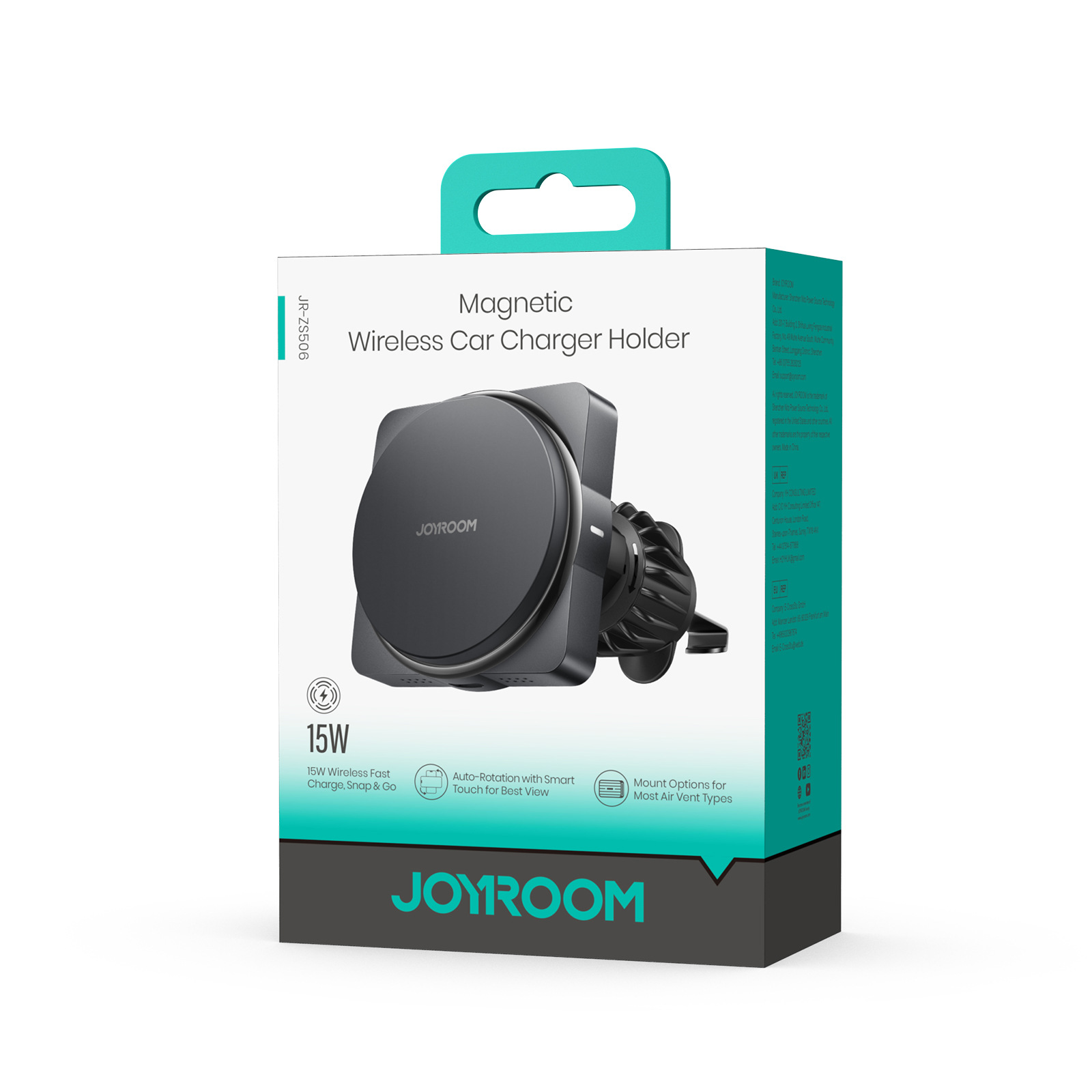 Magnetic Wireless Charging Car Phone Holder photo 3