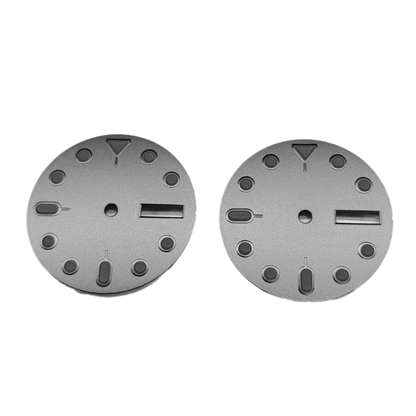 Watch Accessory Double-date Sunburst Dial With Green Luminous Hands Suitable For NH36 4R Movement photo 4