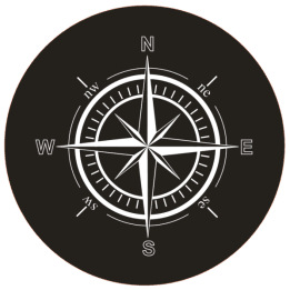 Leather PVC Compass Car Spare Tire Cover photo 1