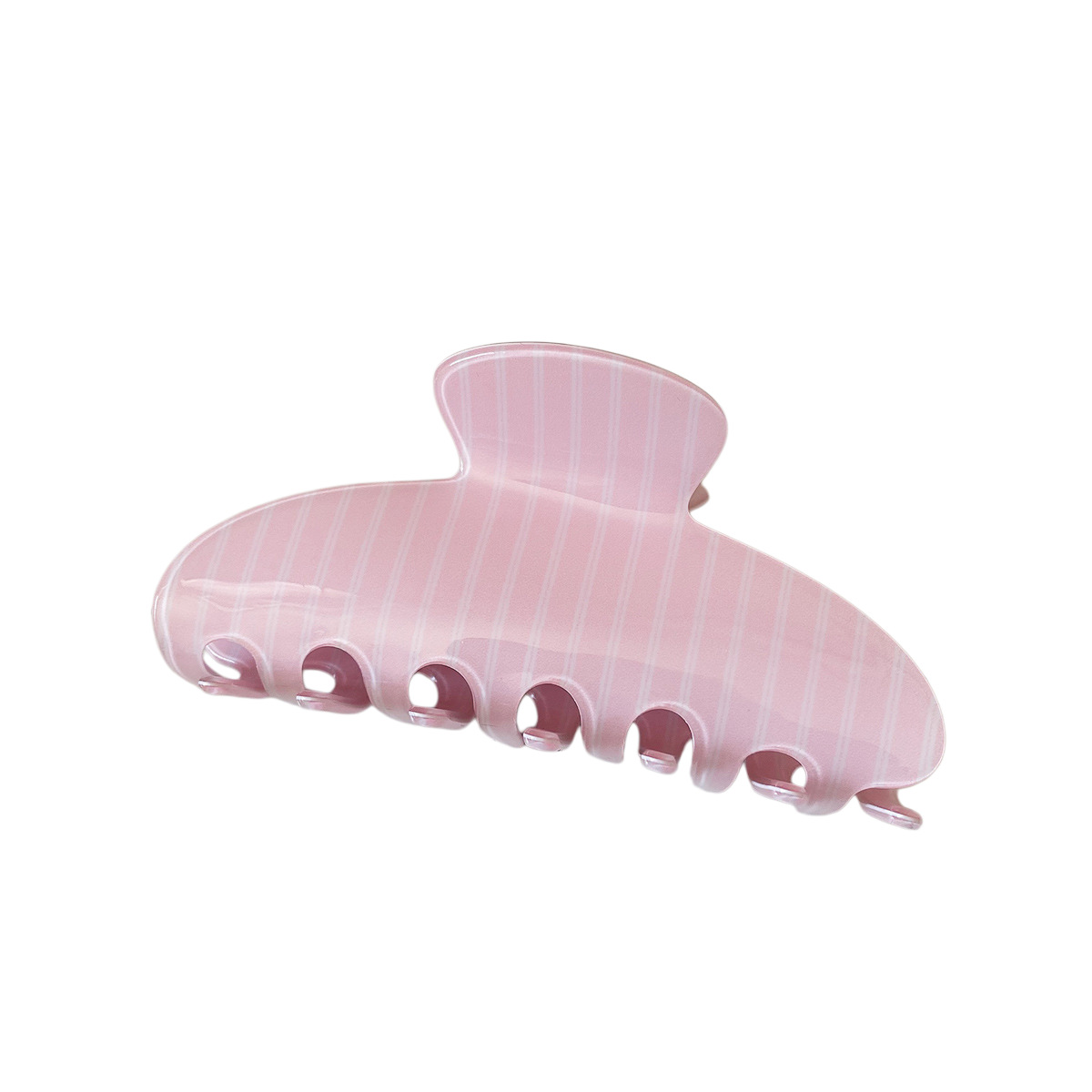 Personalized Striped Acetate Hair Clip For Women photo 7