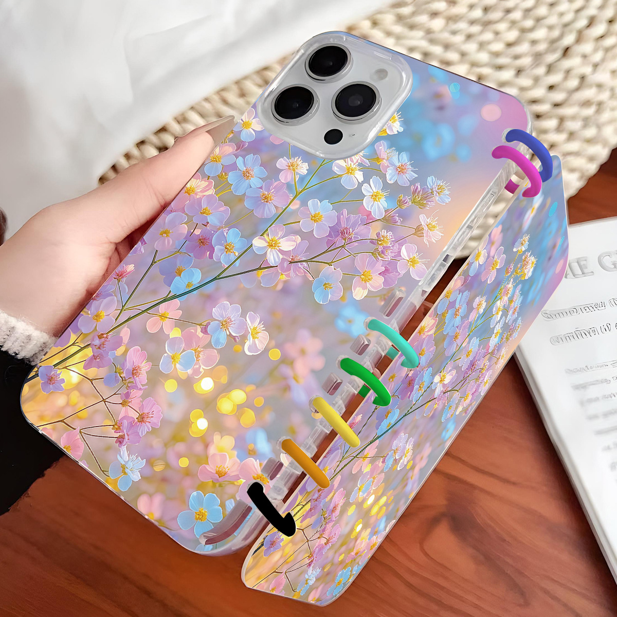 Spring Warmth And Blossoming Flowers Laptop Flip Phone Case photo 4
