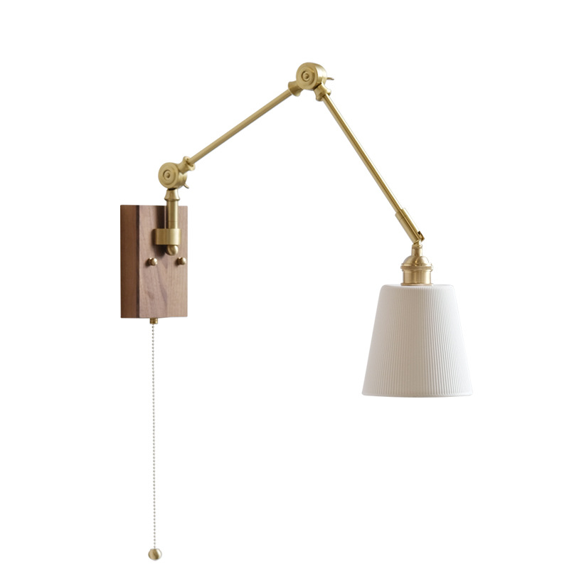 Mid-century Modern Bedroom Bedside Light In A Light French Vintage Style photo 3