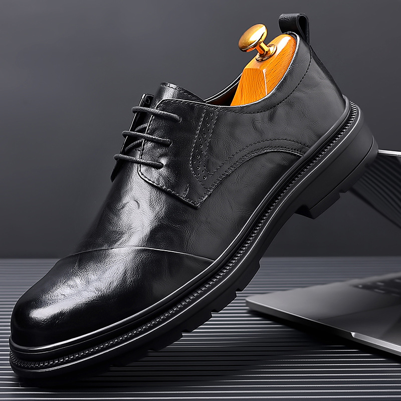 Mens Gentlemanly British-style Casual Shoes With Soft Soles photo 4