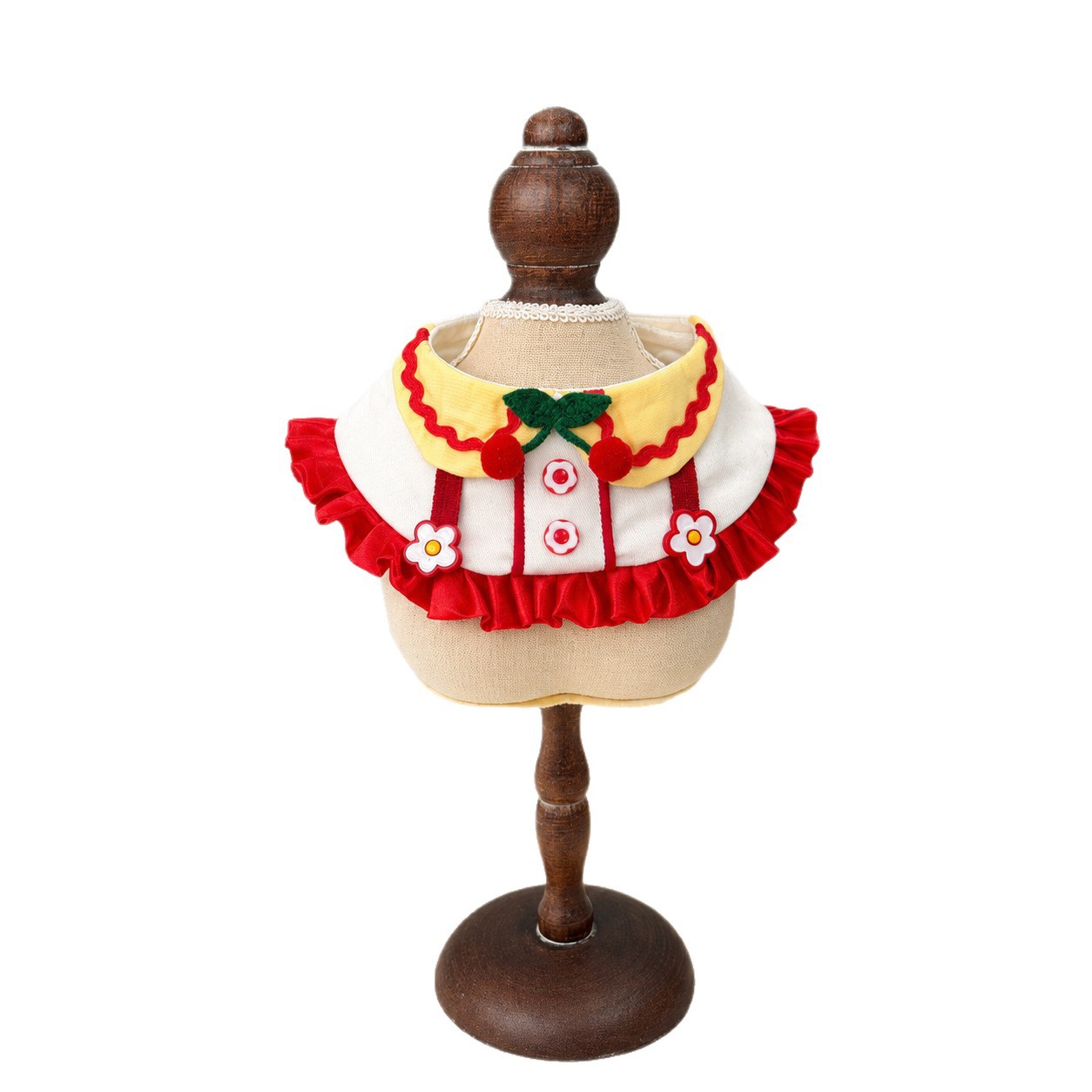 Ruffled Pet Bib With A Cute Design photo 4