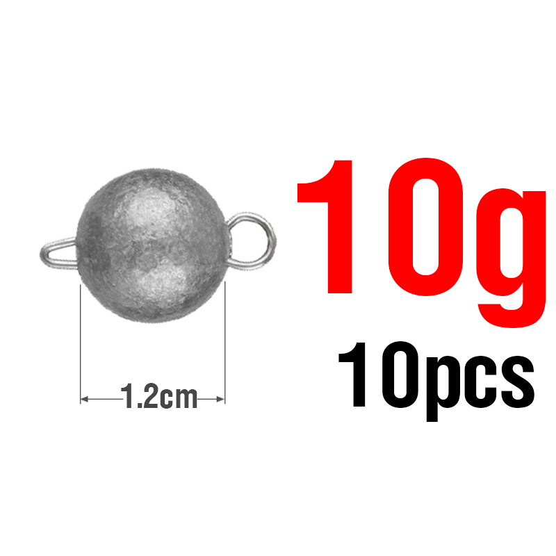 Quick Attach Jigging Lure Lead Weights 10 Piece Universal Set photo 4