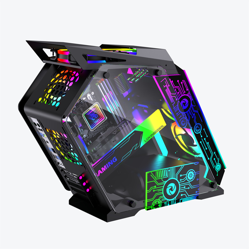 Table-type Box E-sports Internet Coffee Computer Special-shaped Table Box photo 2