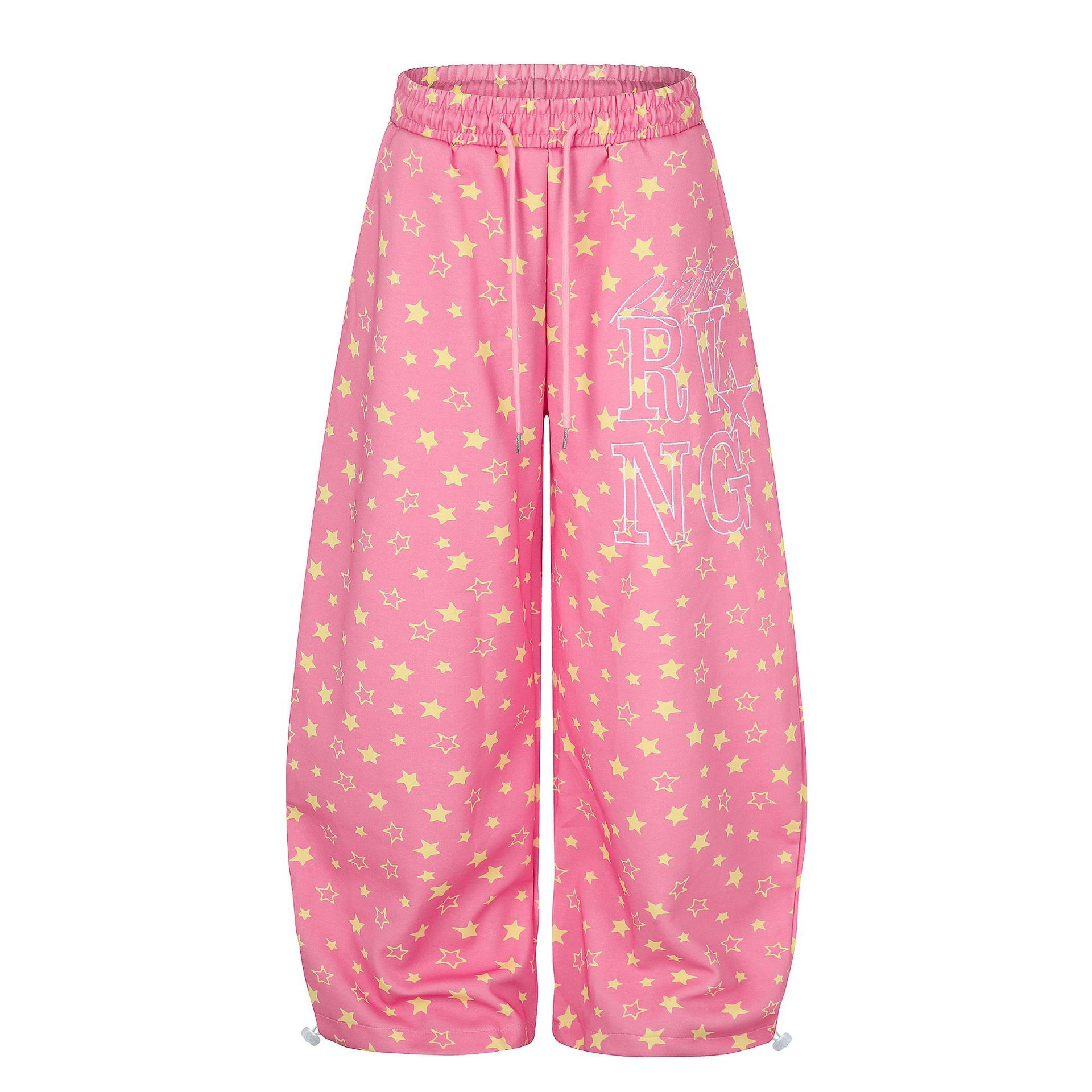 Star-studded Wide-leg Sabre-cut Pants For Men photo 2