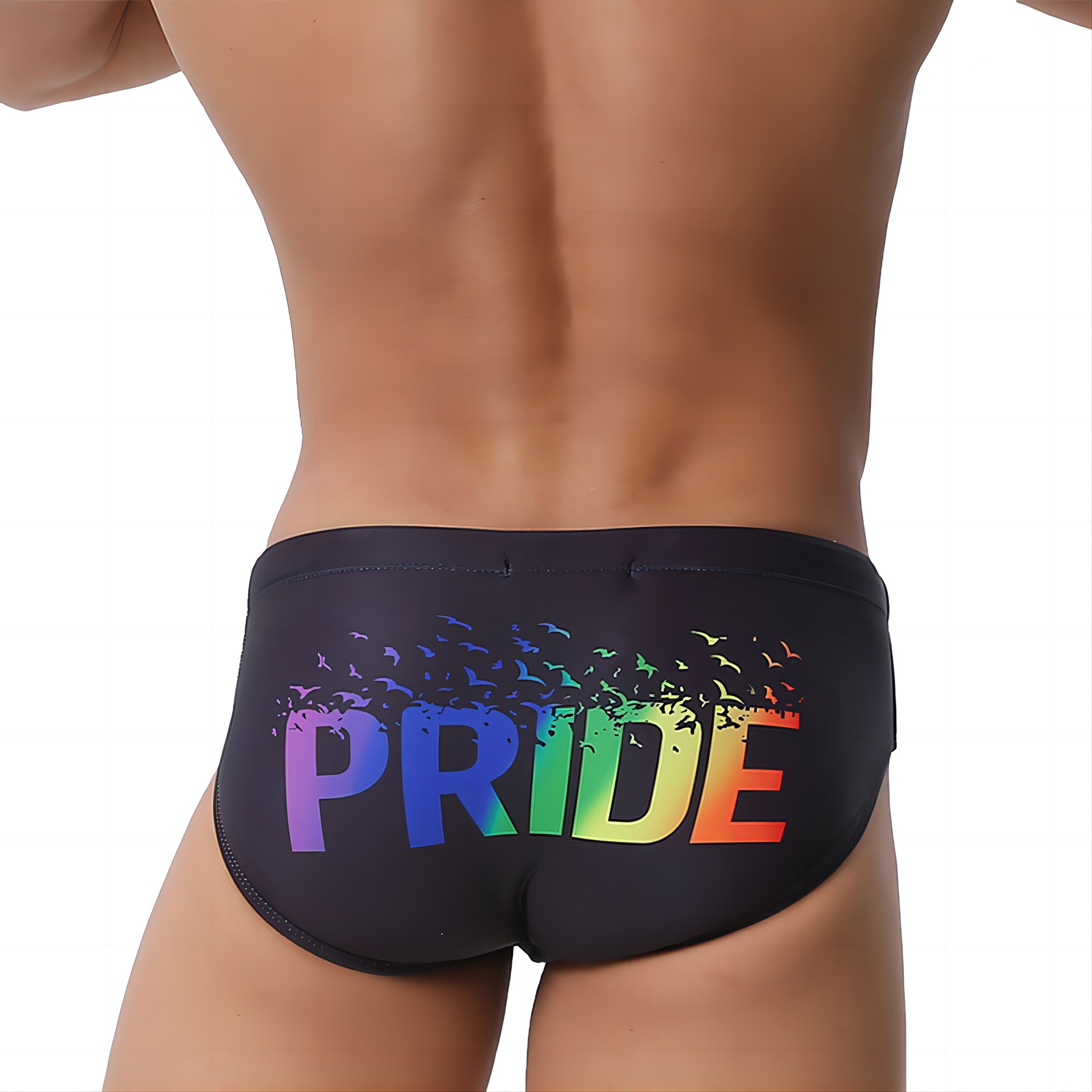Mens New Printed Briefs Multicolor Print photo 3