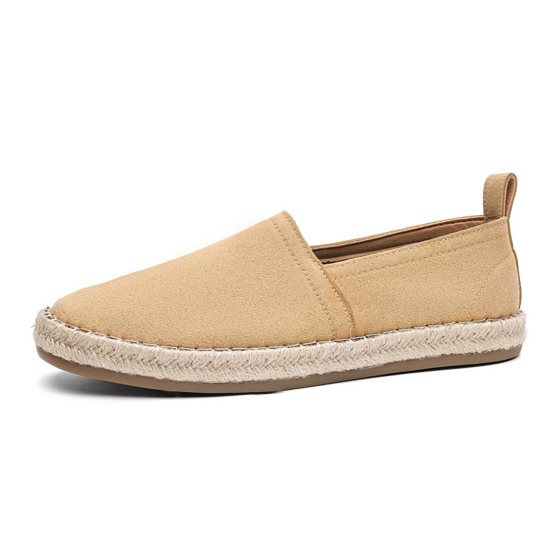 Mens Linen Fisherman Shoes Breathable Canvas Shoes photo 4