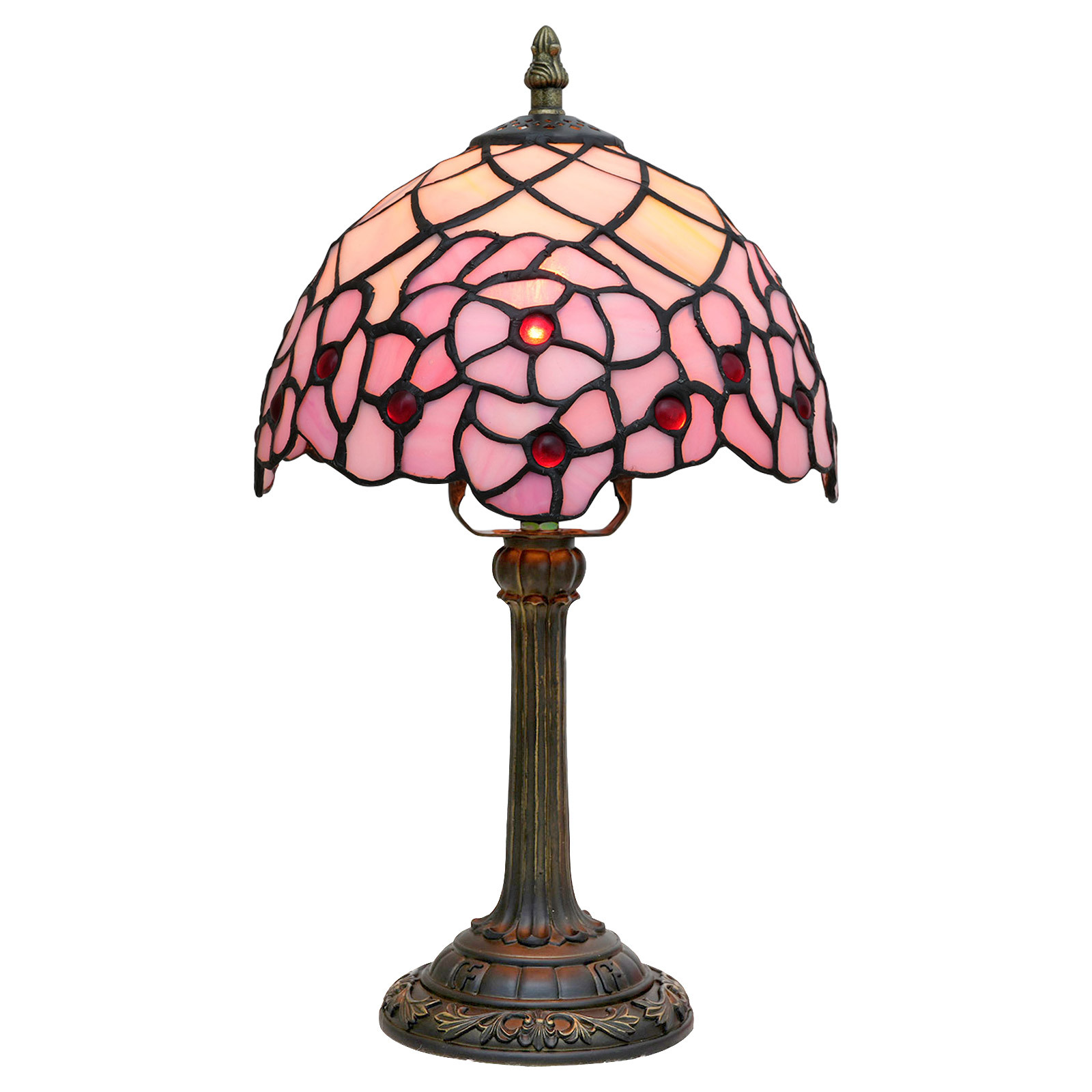 Stained Glass Bedside Desk Lamp For The Bedroom photo 5