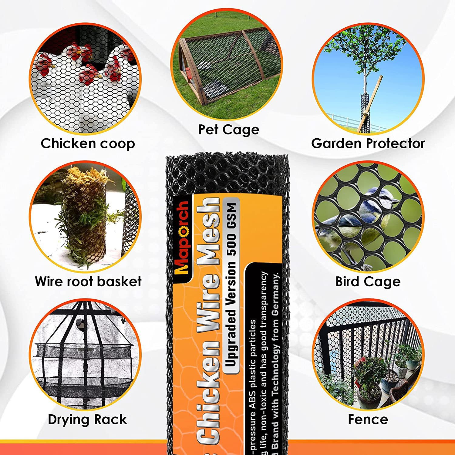 Plastic Chicken Burger Gardening Hexagonal Poultry Fence photo 2