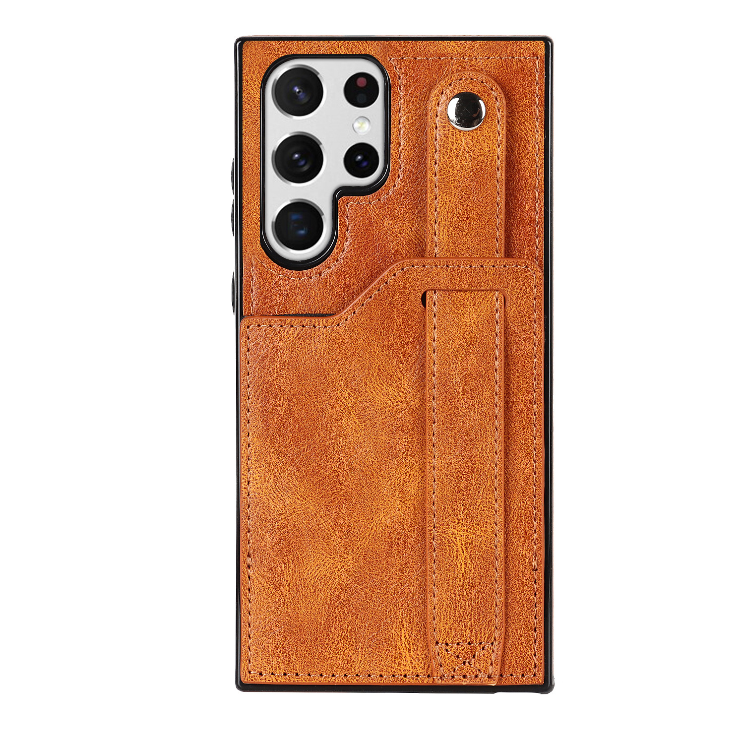 Applicable Wrist Strap Mobile Phone Skin Protective Leather Case photo 3