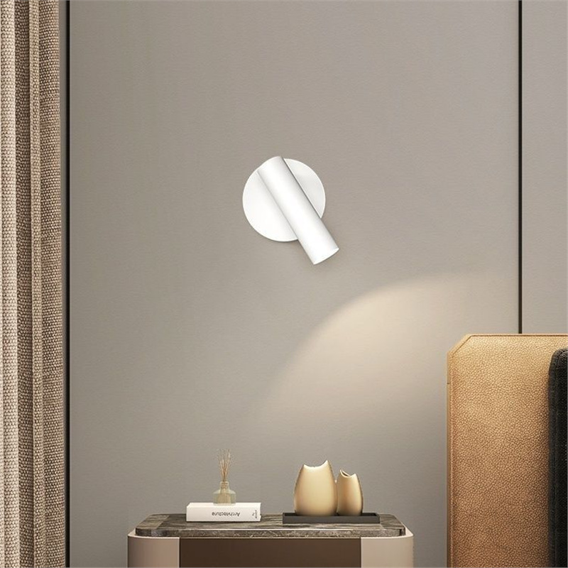 Wall Lamp Bedroom Bedside Lamp Minimalist Modern Spectrum Rotating Spotlight photo 4