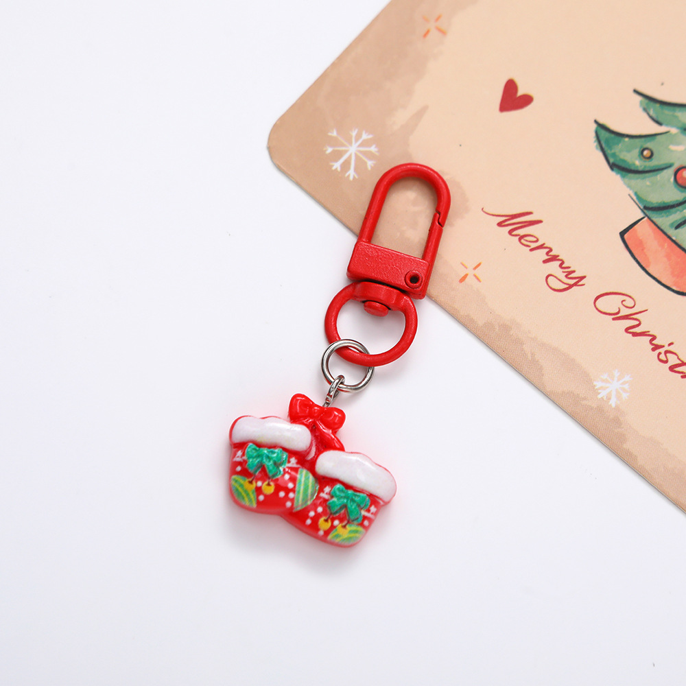 Christmas-themed Cartoon Keychain Pendant photo 5