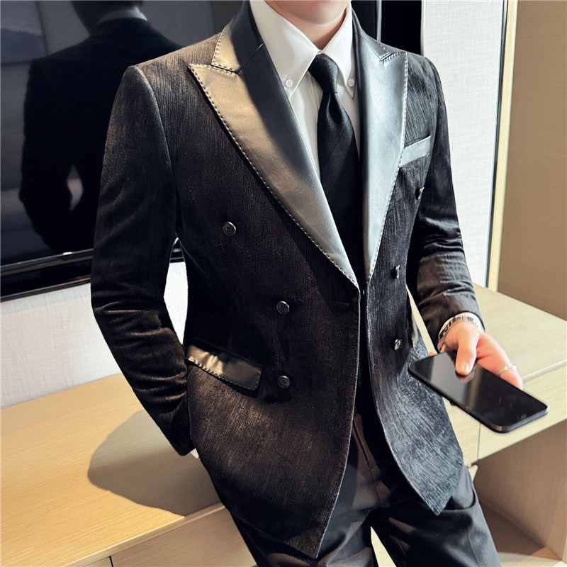 Men's Corduroy Suit Jacket Slim Fit photo 1