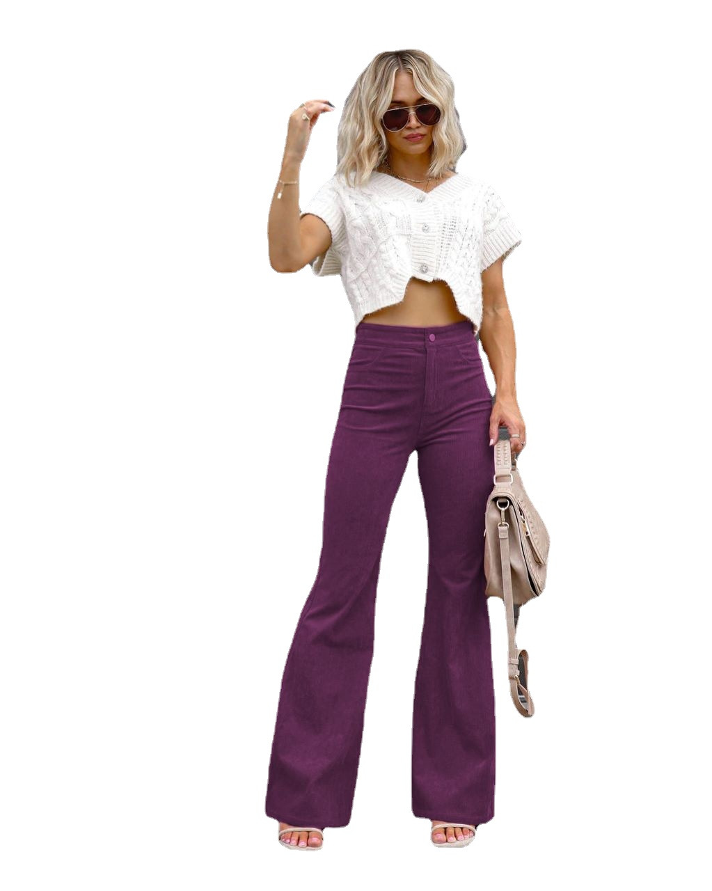 Chic Women's Trousers Trendy Brand photo 8