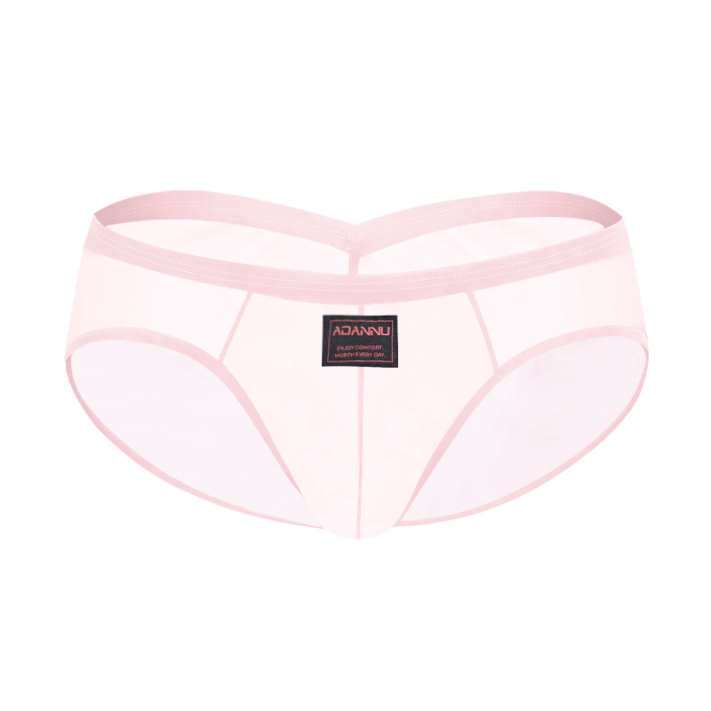 V-shaped Pleated Sexy Hip-lifting Briefs Ultra-thin U Contour Pouch photo 4