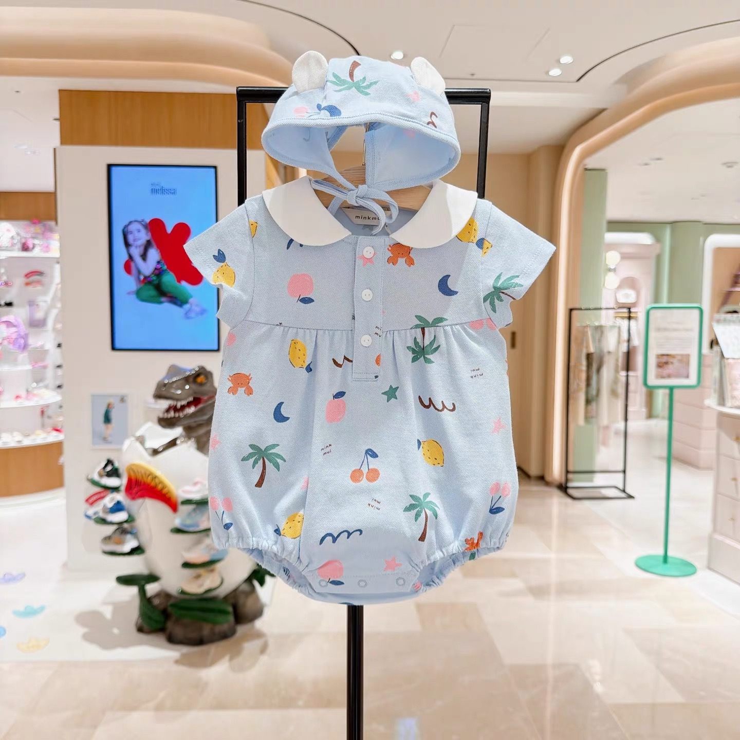 Baby's Refreshing Pure Cotton One-piece Romper photo 1