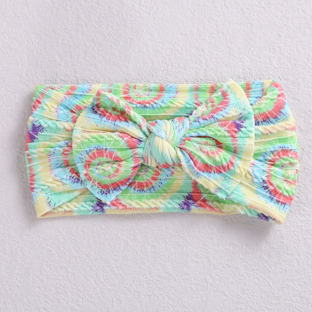 Wide-brimmed Jacquard Nylon New-style Childrens Headband photo 3