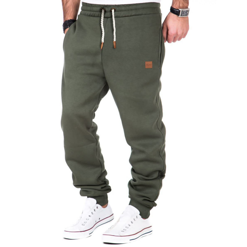 Mens AutumnWinter Patchwork Training Sweatpants photo 3