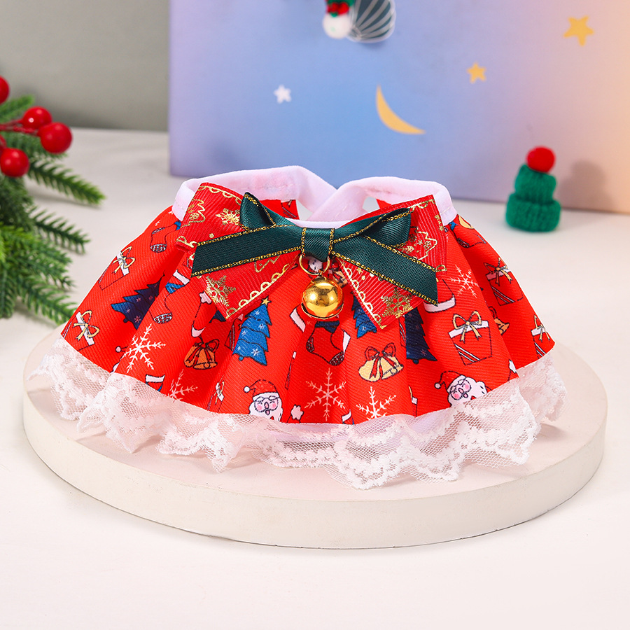Bow-knot Bell Scarf For Kittens And Puppies photo 7