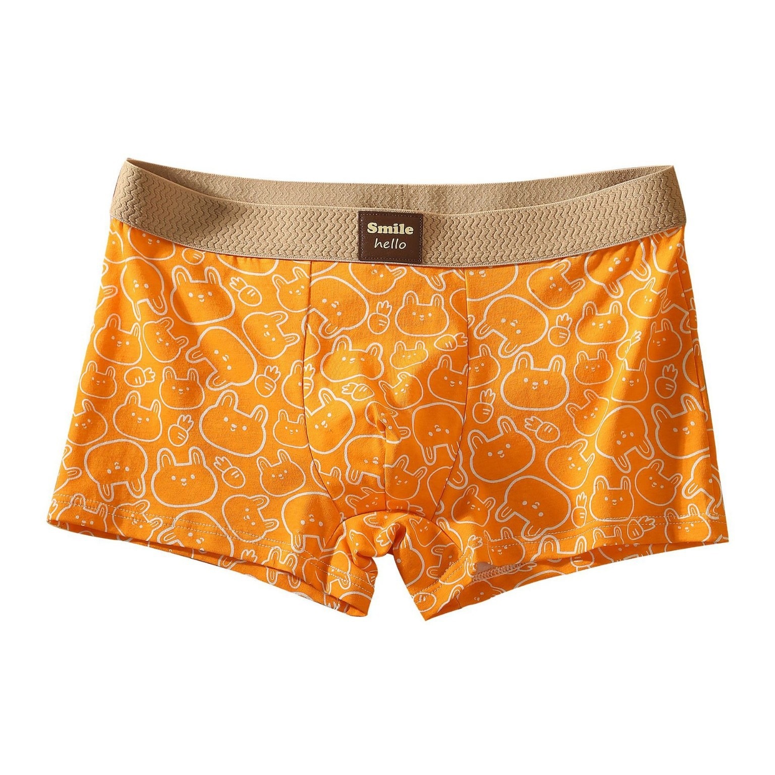 Men's Underwear Cartoon Printed Cotton Briefs photo 2