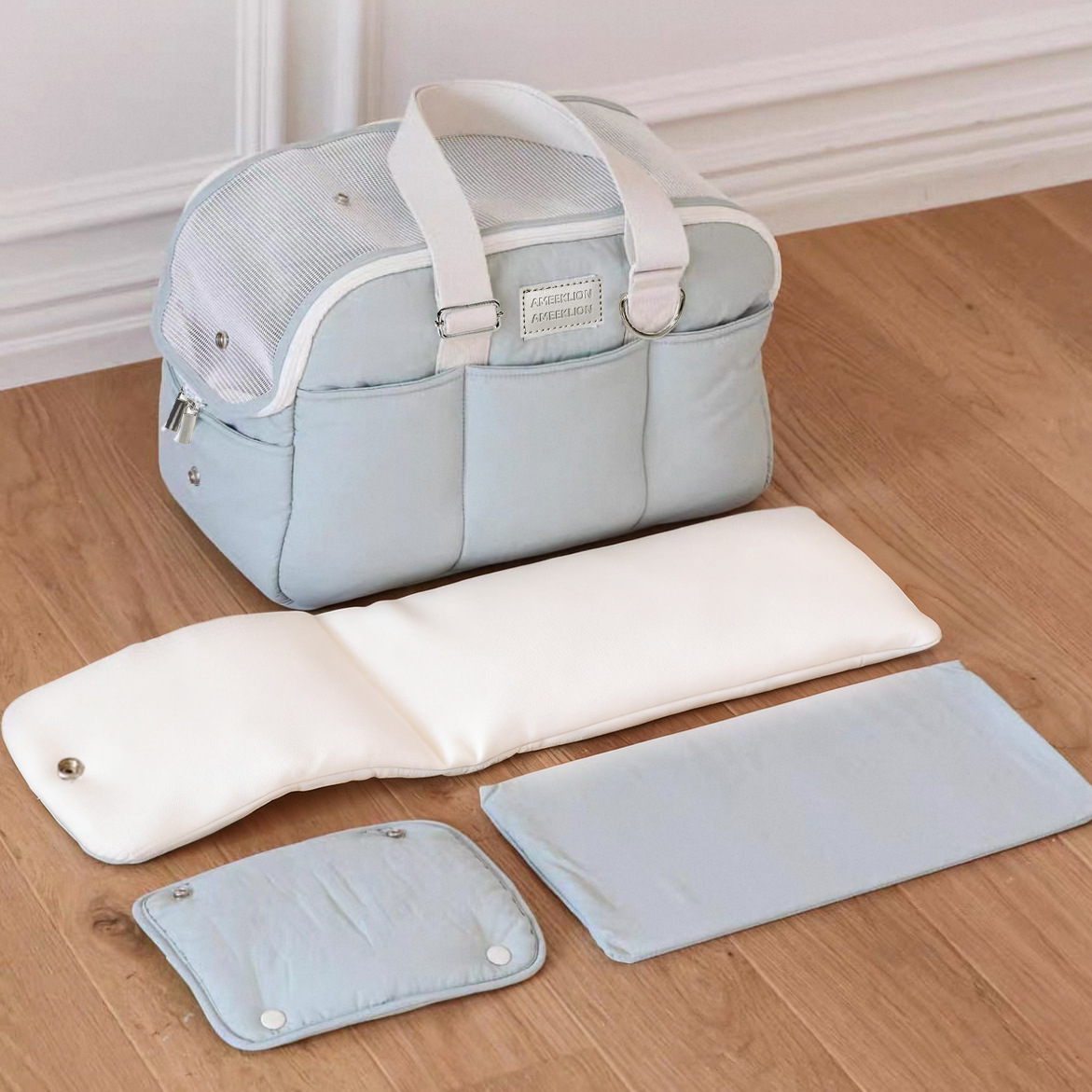 Large Capacity Pet Shoulder Bag - Portable Breathable Carrier for Cats and Dogs - Lightweight Travel Tote with Adjustable Strap photo 3