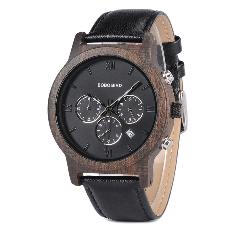 Wooden Watch Simple And Casual Quartz Movement photo 6