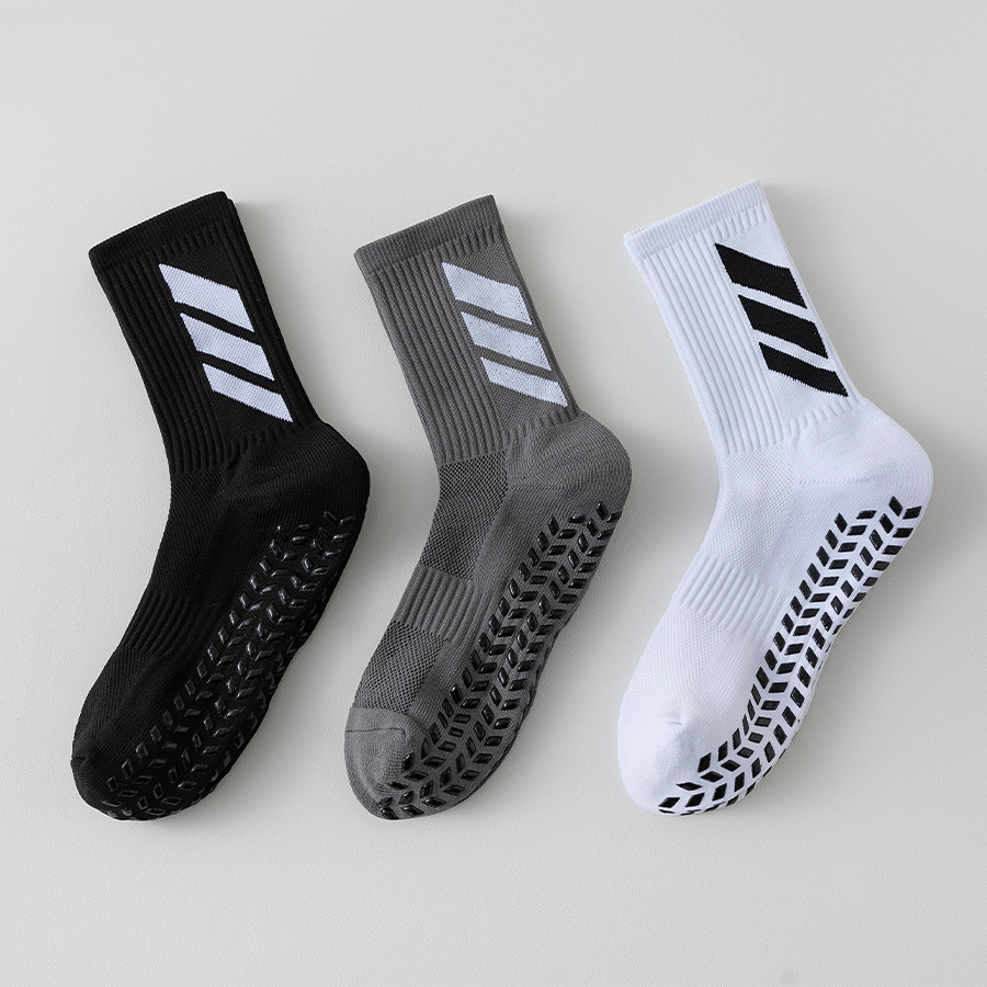 Cross-border Wholesale High-top Dotted-embroidery Football Socks photo 5