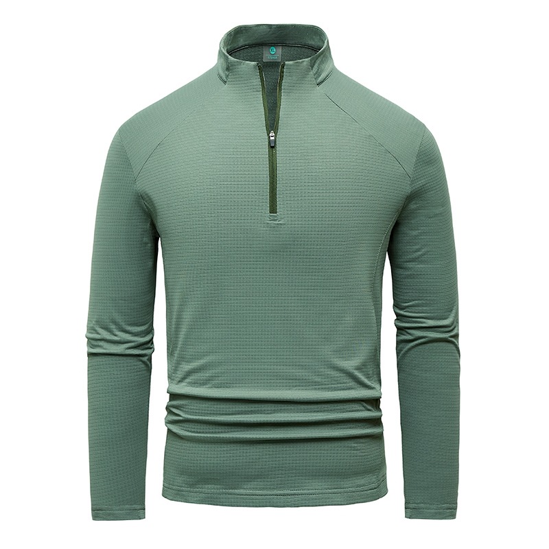 New Autumn And Winter Men's Fleece-lined Long-sleeved Shirt photo 5
