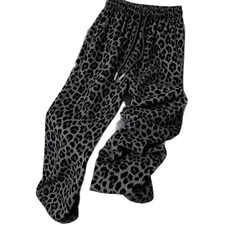 Women's Fashionable Leopard-Print Wide-Leg Pants photo 8