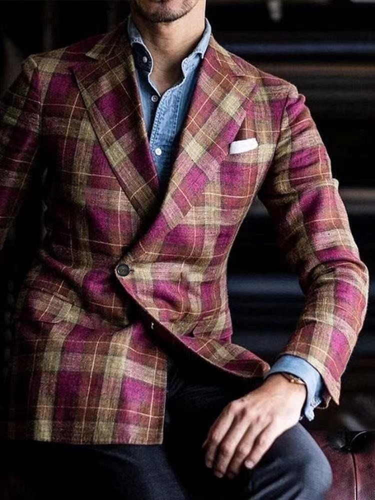 Suit-style Printed Casual Long-sleeve photo 4