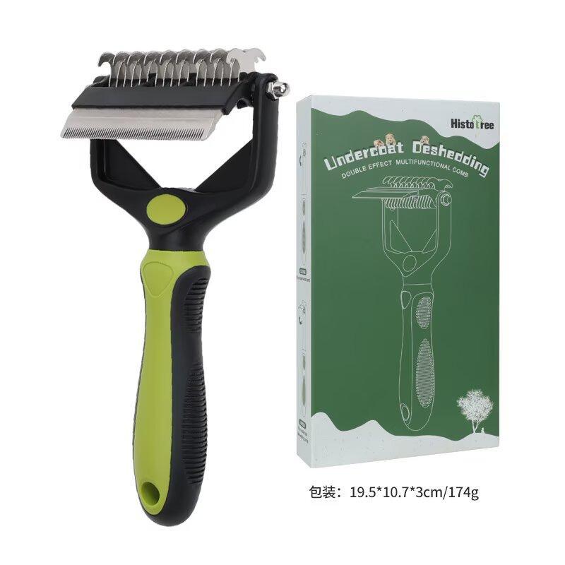 New-style Pet De-matting Comb Cat Grooming Brush photo 8