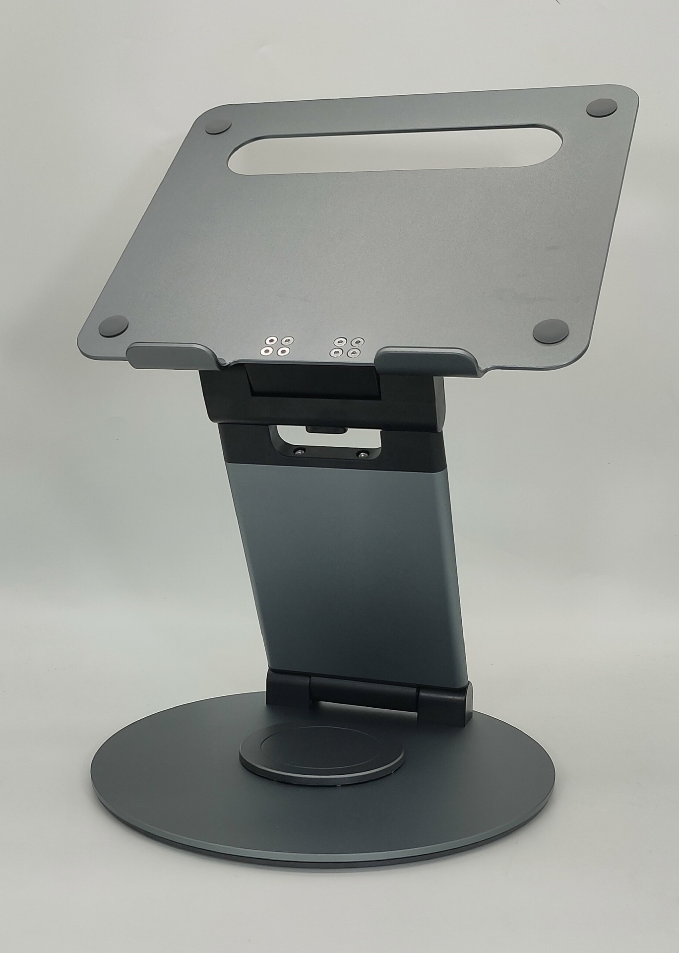 Notebook Bracket Laptop Bracket Aluminum Alloy Desktop Adjustable Base 360-degree Rotation photo 5