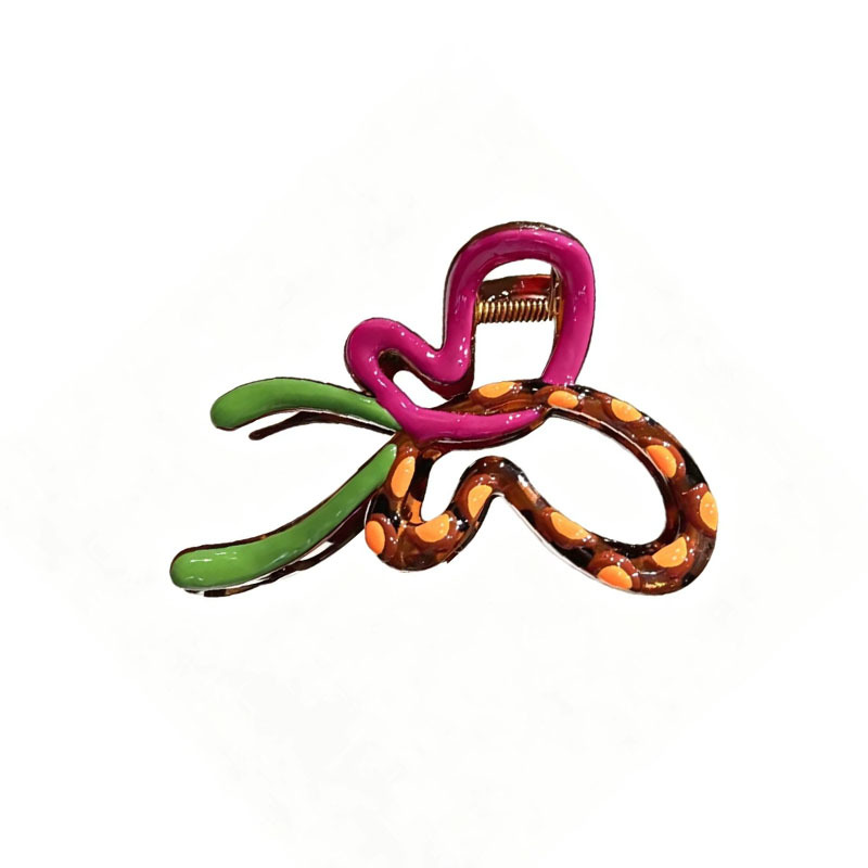 New Arrival Dripping-oil Gradient Bow Hair Clip photo 4
