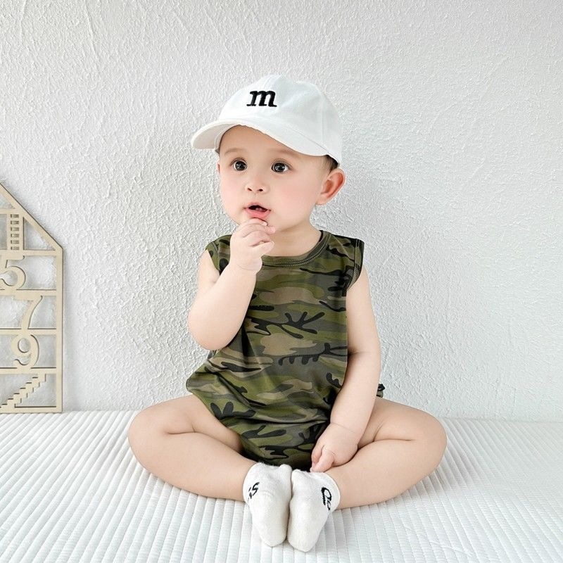 Boys' Summer Sleeveless Vest Romper photo 7